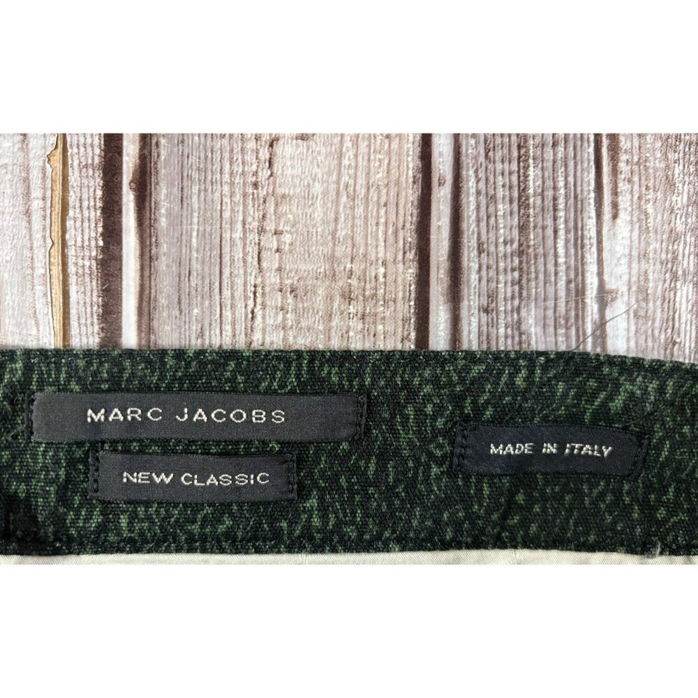 MARC JACOBS New Classic cotton pants size 48 US 32 color green camo NWOT $245 - Picture 2 of 10